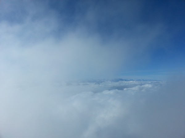 Wolken am Säntis